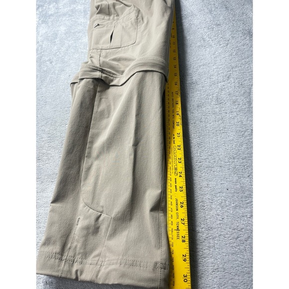 Mountain Hardwear Convertible Hiking Pants Outdoor Zip‎ Off Beige Size 8/32 - Picture 4 of 9